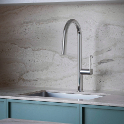 Grifería Vasser Jaspe - Monocomando cocina mesada cromo