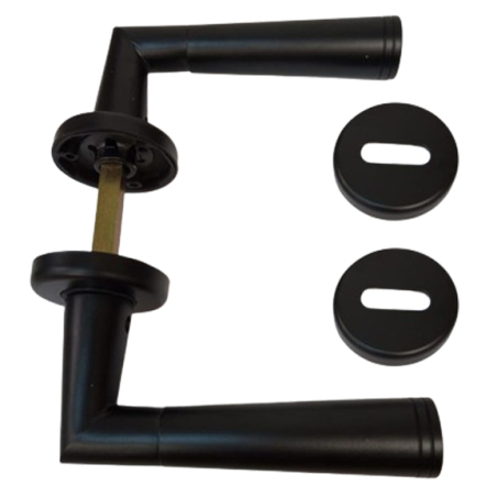 Manija Hydra - Doble balancín - Aluminio 48mm - Negro