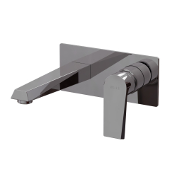 Grifería Vasser zafiro Monocomando Lavatorio pared Cromo