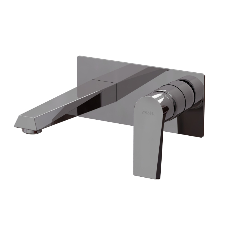 Grifería Vasser zafiro Monocomando Lavatorio pared Cromo