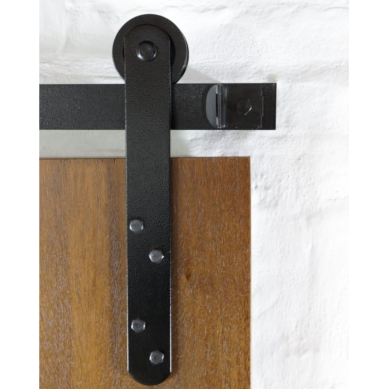 Guia magazzino curvo negro kit art. 750 x 2 mts