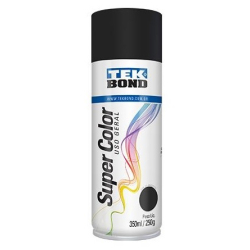 Pintura en aerosol 250gr - Uso general - Negro Brillante