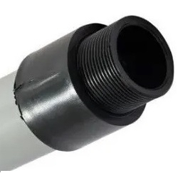 Tuerca 1 1/4" plástica para caño pilar