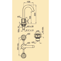 FV GRIF. RADAL LAVATORIO CR-207/C7                