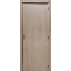 Puerta placa Elite Fresno - Simple contacto - Marco madera (Derecha) 70x9x240