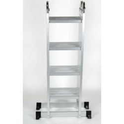 Escalera de aluminio articulada 4 tramos 16 escalones
