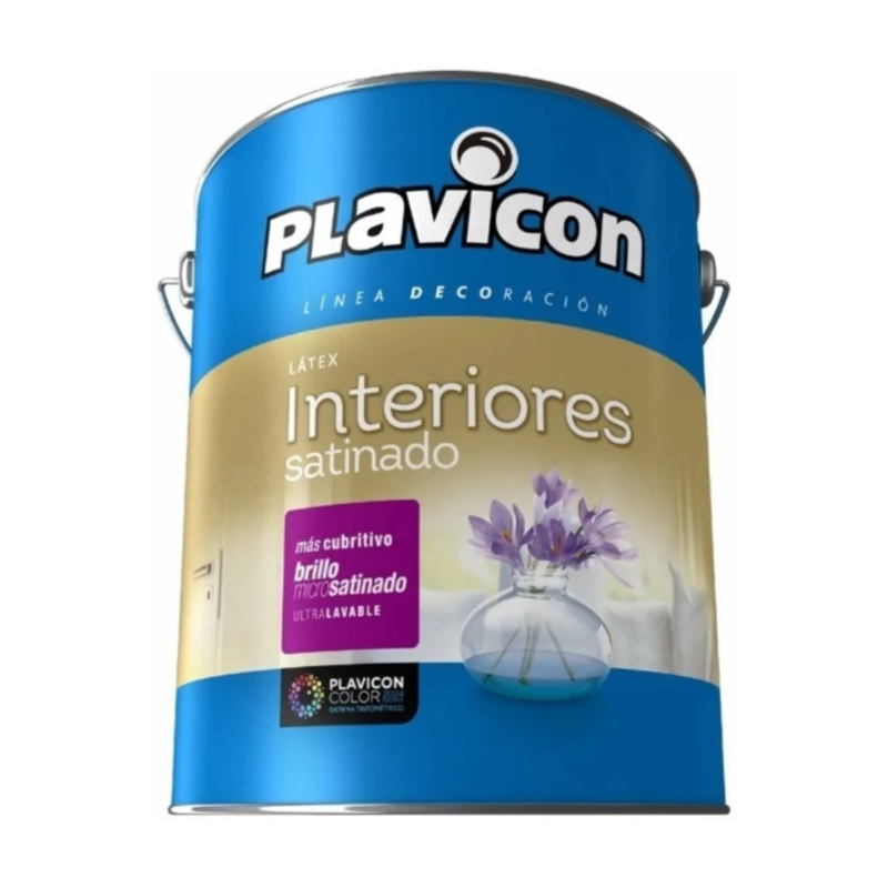 Plavicon-Latex interior satinado blanco x 10 lts