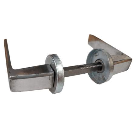 Manija Recta - Doble balancín - bis aluminio pulido 107