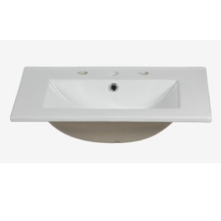 Bacha Kitchen West - Mesada Loza Maral 50x40cm - 3 Agujeros