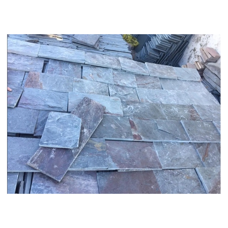 Laja Verde rosada 20 x largos libres - x Kg (Aprox: 27Kg/1m2)