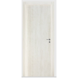 Puerta placa Oblak simple contacto Tekstura - Lisa nevada - Marco aluminio (Izquierda) 80x10cm