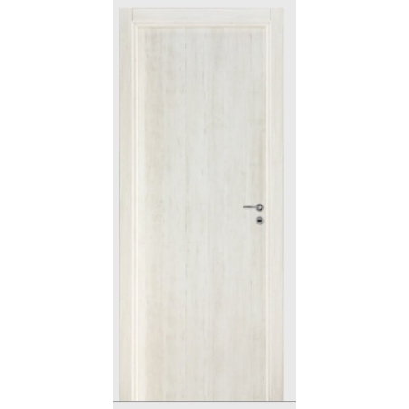 Puerta placa Oblak simple contacto Tekstura - Lisa nevada - Marco aluminio (Izquierda) 80x10cm