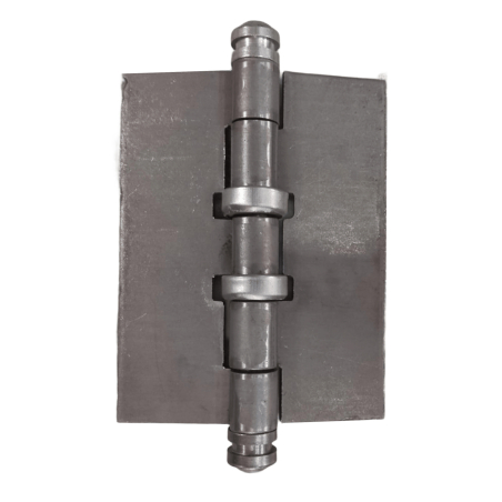 Bisagra munición sin agujero 100x75x3mm 2 rodamientos