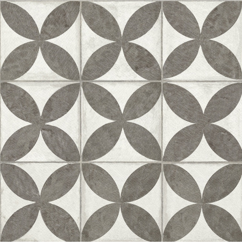 San Lorenzo - Flower Black 45.3x45.3cm