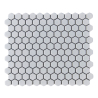 Fika Hexa matte white 26x30cm - X unidad