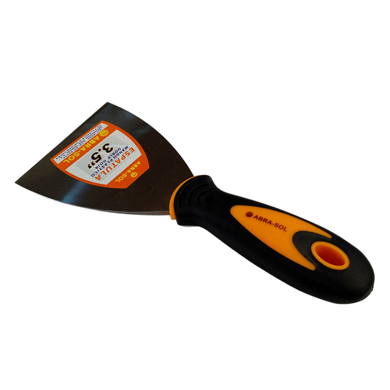 Espátula 90mm con mango de plástico abra-sol