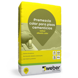Weber floor alisado color gris claro x 30k