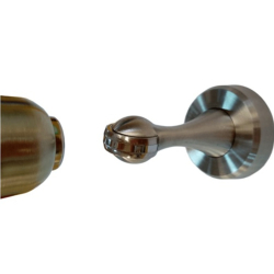 Tope para puerta con retención magnetica - acero inoxidable