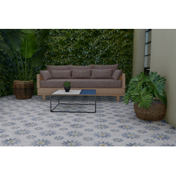 Cortines Burdeos Grey 45x45cm