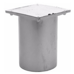 Portareja 8x8cm - Tapa ciega Acero 63