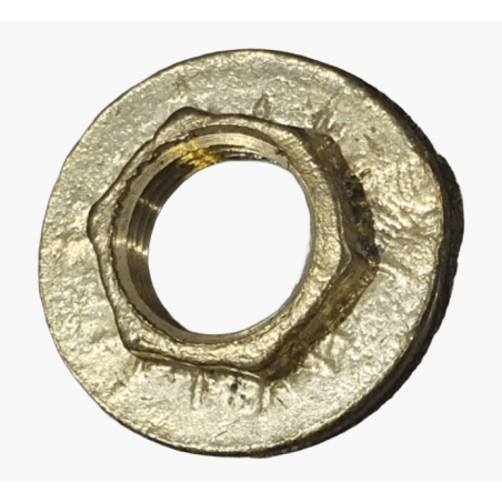 Tuerca de bronce 1/2" para entrerrosca flotante