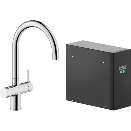 Grifería Nobili Sorgente monocomando cocina mesada Cromo