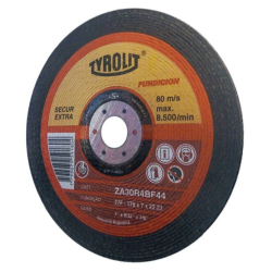 Disco de desbaste 178 x 7,00 x 22,23mm - fundición tyrolit