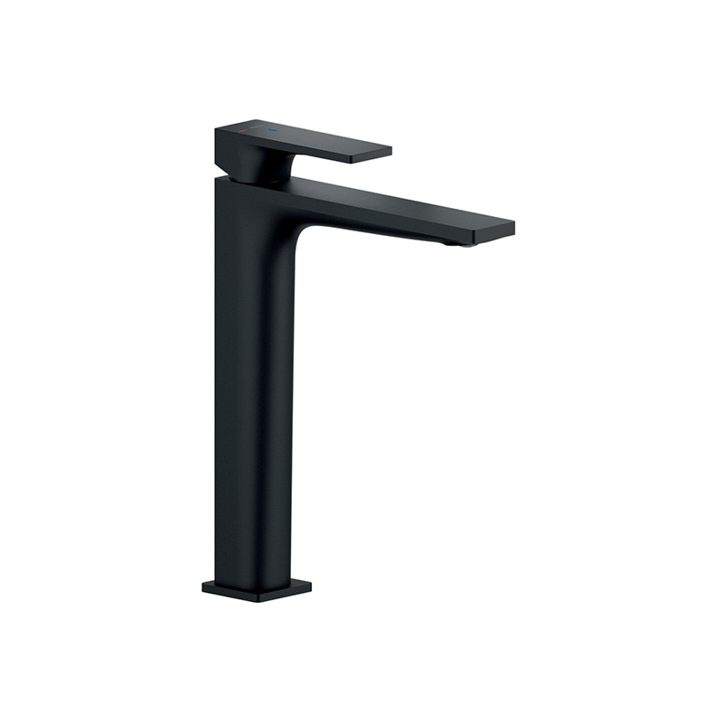 Grifería Nobili Seven monocomando lavatorio alto - Negro