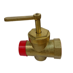 Llave de gas 50mm bronce