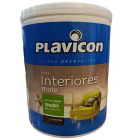 Plavicon látex interior blanco x 1 litro