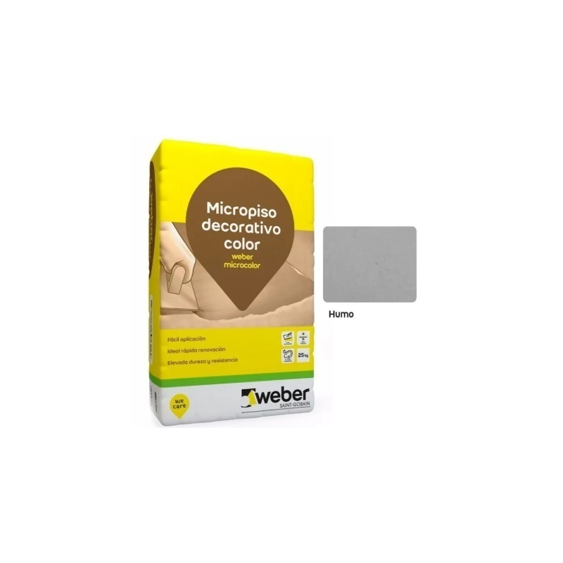 Weber microcolor humo x 25Kg