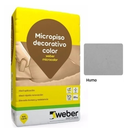 Weber microcolor humo x 25Kg