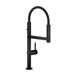 Grifería Nobili Move monocomando cocina mesada - Negra
