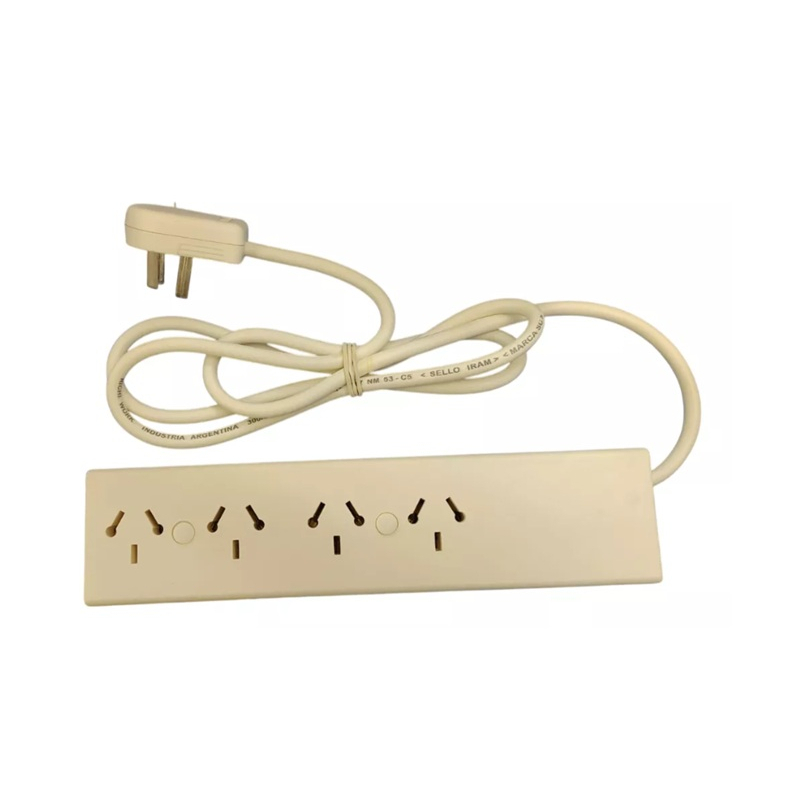 Zapatilla multinorma - 4 tomas Cable: 5.0 m prolongador multinorma