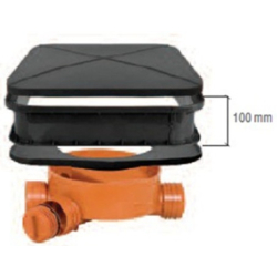 Contratapa desagüe cámara de inspección 60x60 cm