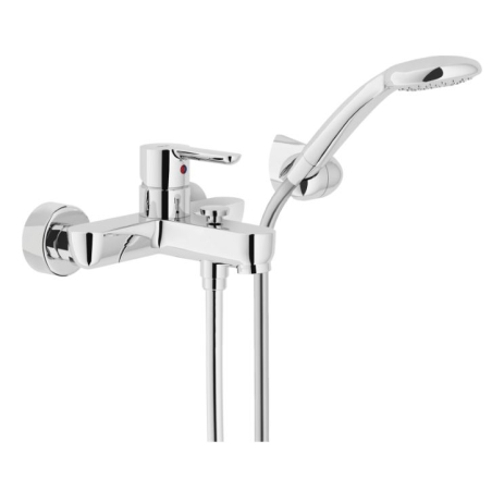 Grifería Nobili ABC Monocomando Ducha Exterior Con Duchador Manual - Cromo
