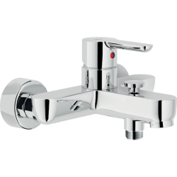 Grifería Nobili ABC Monocomando Ducha Exterior Con Duchador Manual - Cromo