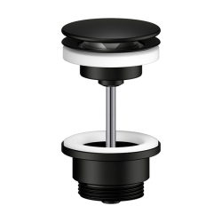 Grifería ABC monocomando lavatorio Negro