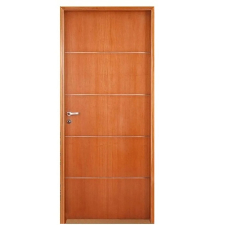 Puerta Placa 2006 Americana - MDF de 5.5mm - Cedrillo con marco de chapa 18 (Derecha) 80x15