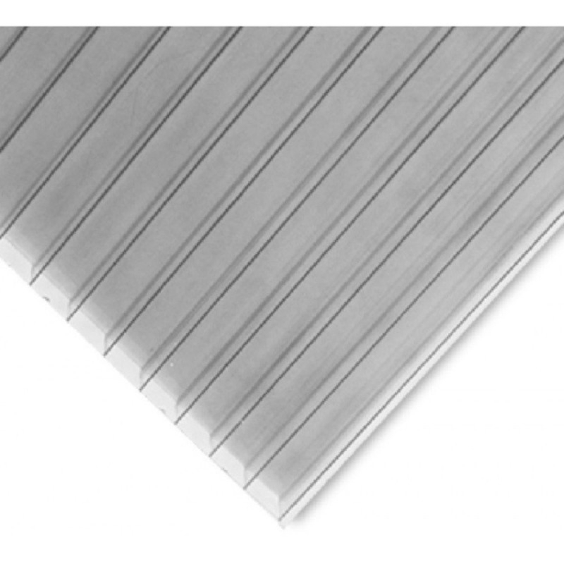Policarbonato alveolar gris x 4mm 2.10 x 1.40m