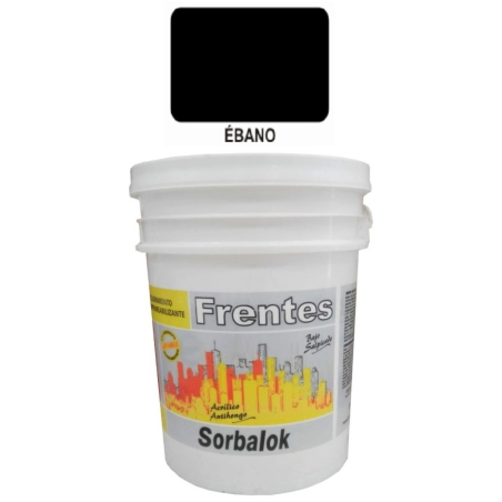 Sorbalok látex frente ebano negro x 10 lts