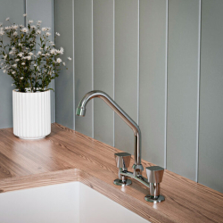 Grifería Vasser Alizé cocina mesada (Bronce)