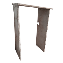 Gabinete de gas envasado - Hormigón premoldeado - Techo y laterales - 90x145cm