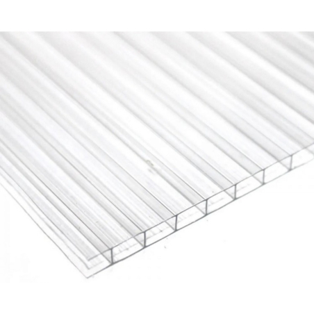 Policarbonato alveolar cristal x 8mm 2.10 x 1.40m