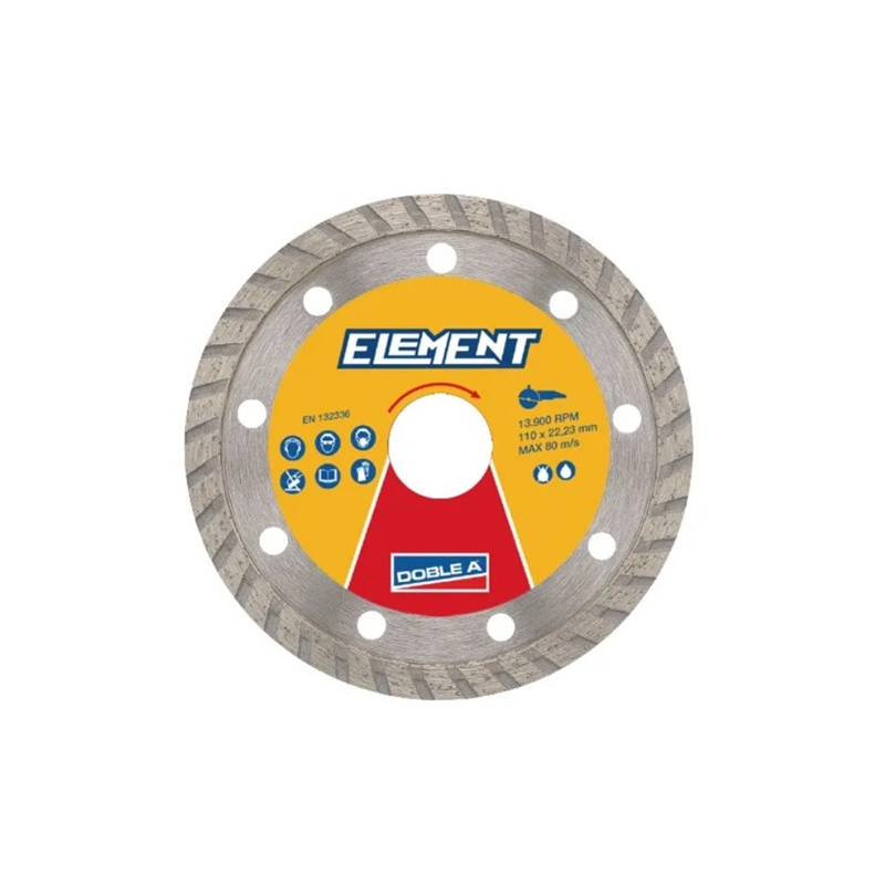 Disco de corte 110 diamantado turbo - element