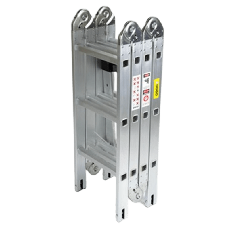 Escalera de aluminio articulada 4 tramos 12 escalones