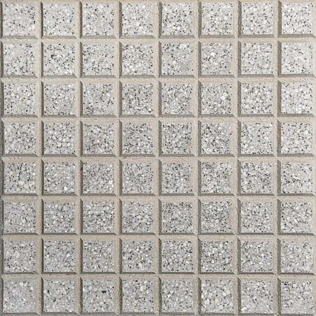 Baldoson Burnish adoquín recto gris claro - 40x40x1.7 - Unidad