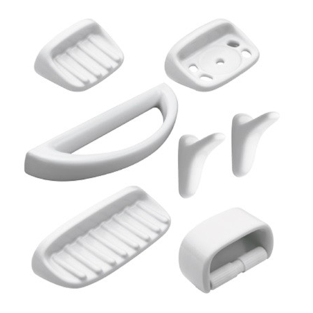 FERRUM JUEGO DE ACCESORIOS BLANCO COMPUESTO POR 7 PIEZAS