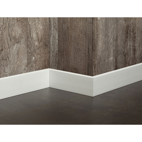 ZOCALO EPS PLAIN BLANCO TEXT 70MM X 2.50M