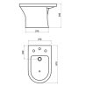 FERRUM VARESE BIDET 3AG BLANCO BJA3J
